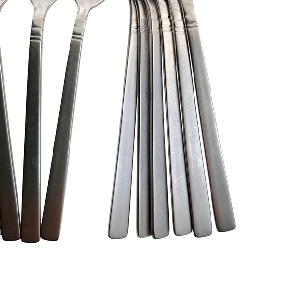 12 pc Oneida 18/10 MCM Style Flatware Indonesia - Picture 6 of 6